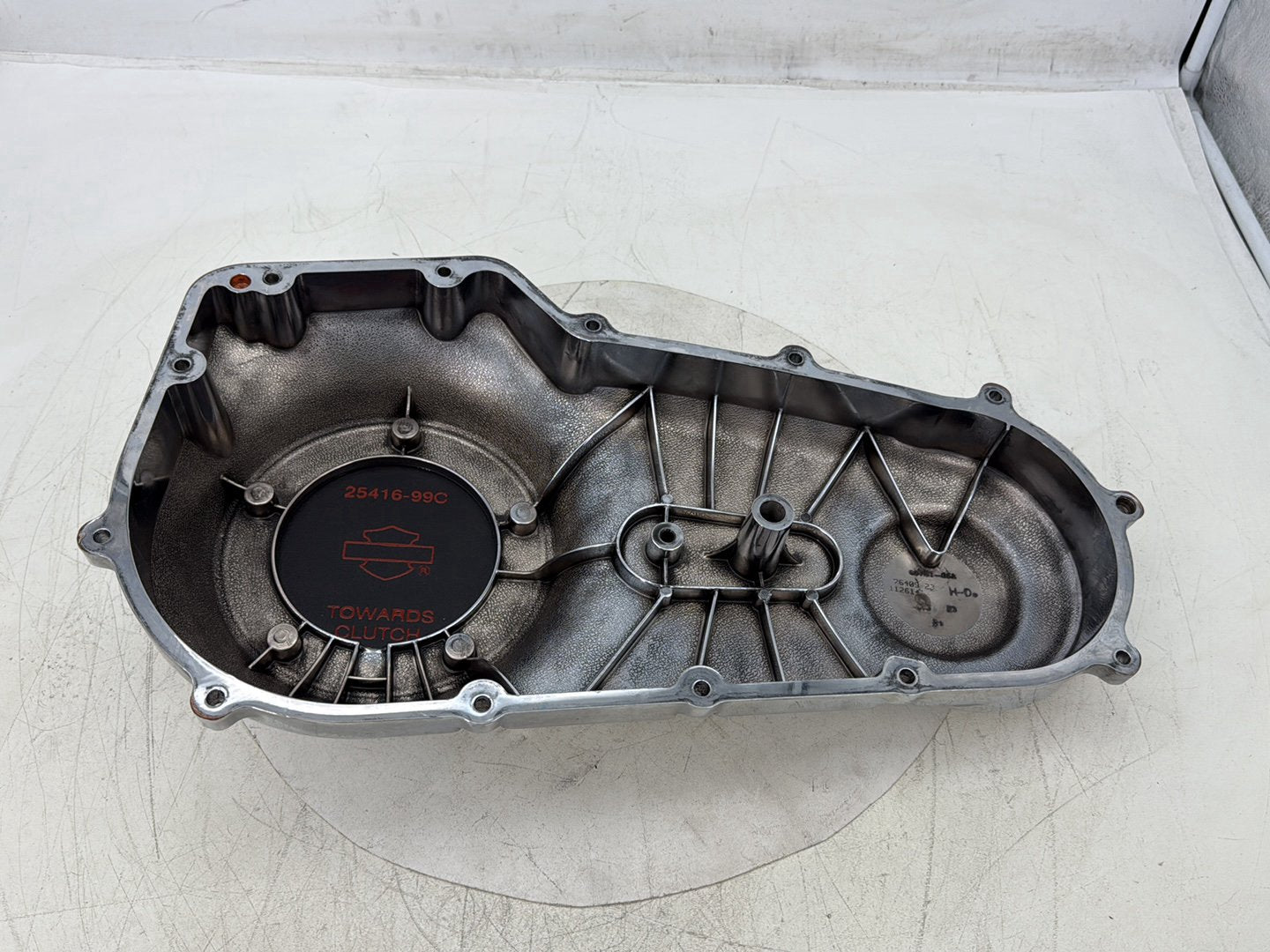 2015 Harley Dyna Low Rider FXDL OEM Outer Primary Clutch Cover