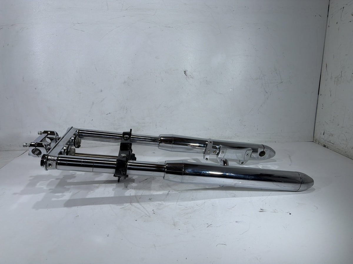 1997 Harley Heritage Softail OEM Front Triple Tree Set & LH RH Fork Legs Sliders