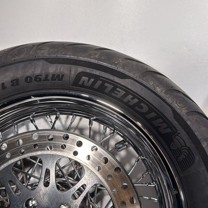 2007 - 2012 Harley-Davidson Touring Street Glide Front Rear Wheel Rim Tire Spoked 41052-08 ,  43085-97