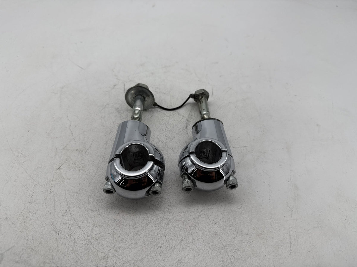2008 Harley Softail Custom FXSTC OEM Front Handlebar Risers Riser 55984-07