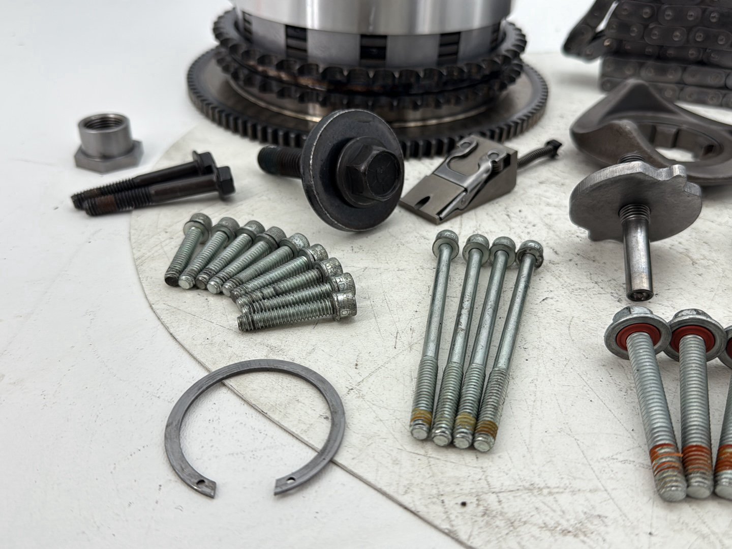 2008 Harley Softail Deluxe FLSTN OEM Clutch Basket Chain Tensioner Kit