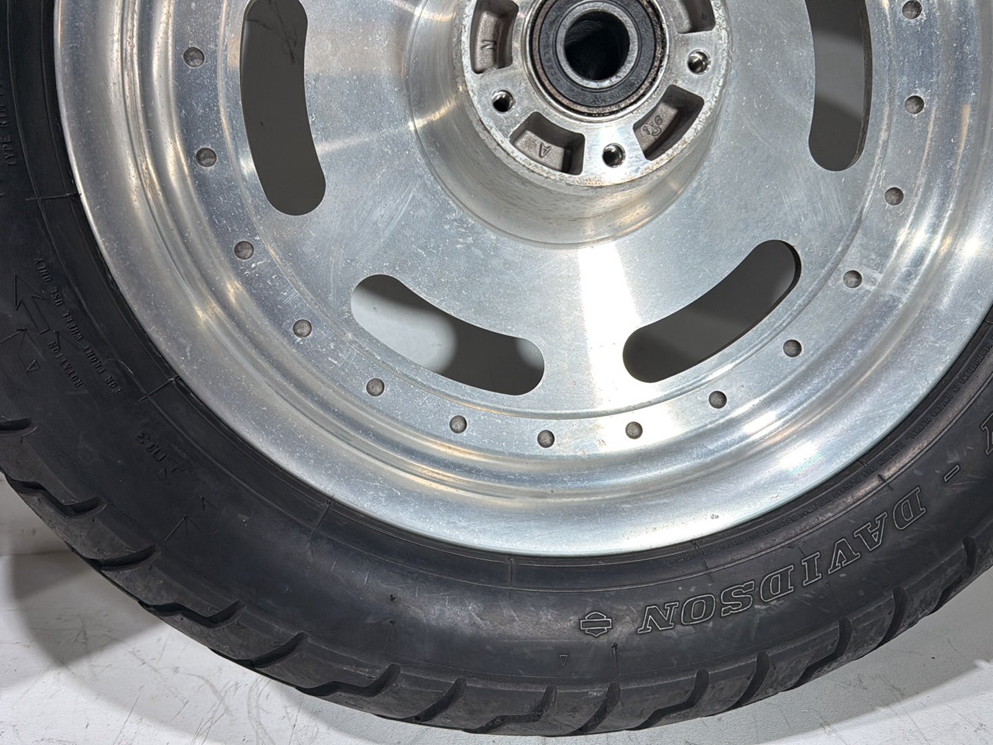 2010 Harley Dyna Fat Bob FXDF OEM Front & Rear Wheel Rim Tire 16"