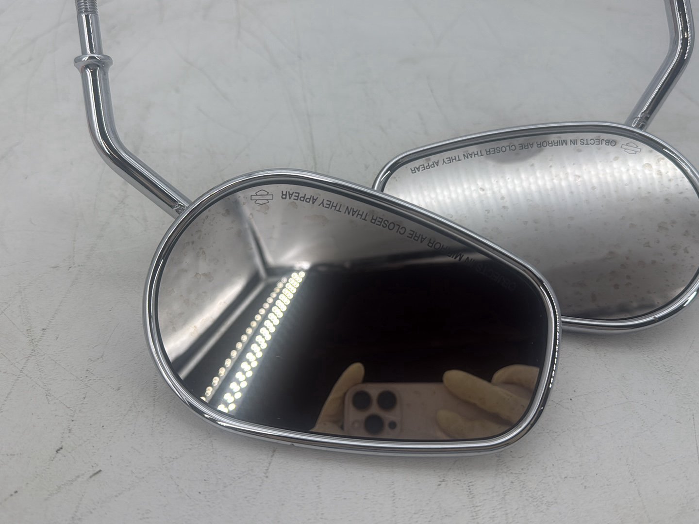 1997 Harley Softail FLSTC Heritage Classic OEM Left Right Rear View Mirror