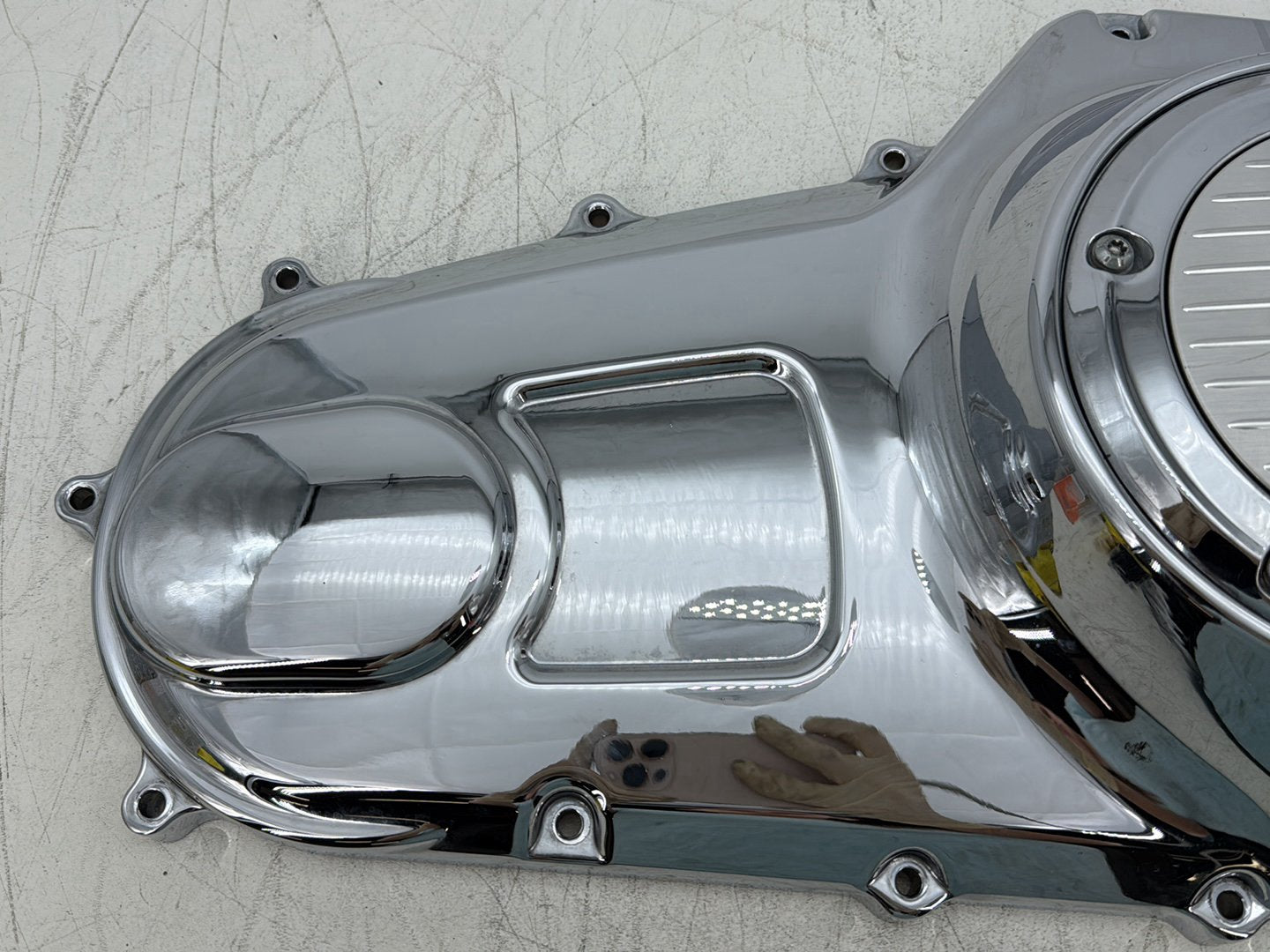 2012 Harley Street Glide Touring FLHX OEM Outer Primary Clutch Cover Scratched