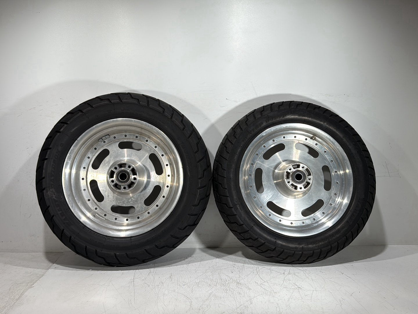 2010 Harley Dyna Fat Bob FXDF OEM Front & Rear Wheel Rim Tire 16"