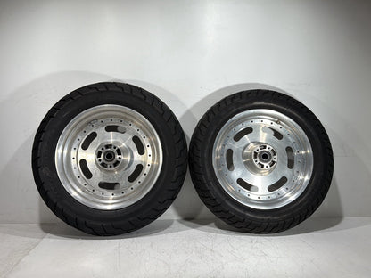 2010 Harley Dyna Fat Bob FXDF OEM Front & Rear Wheel Rim Tire 16"