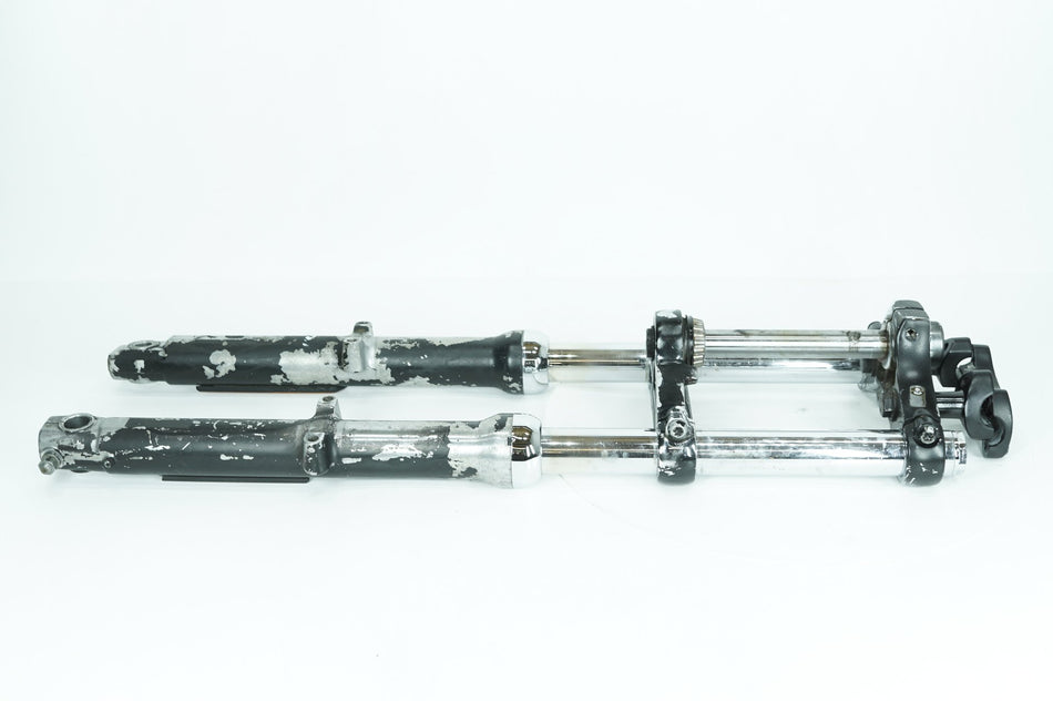 2004 - 2013 Harley-Davidson Sportster Base 883 Front Triple Tree Set & LH RH Fork Legs Sliders  	45966-04