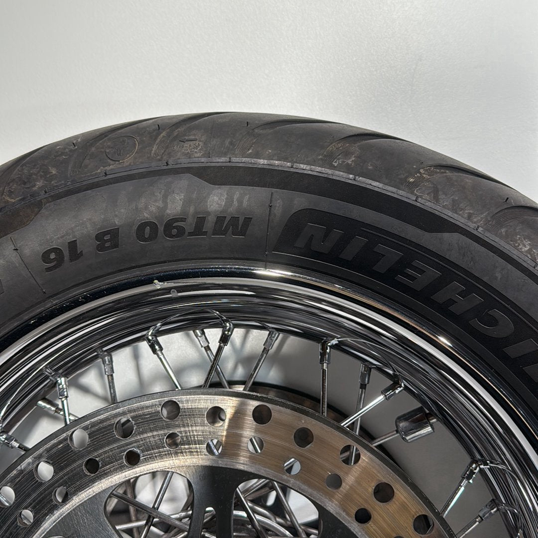 2007 - 2012 Harley-Davidson Touring Street Glide Front Rear Wheel Rim Tire Spoked 41052-08 ,  43085-97