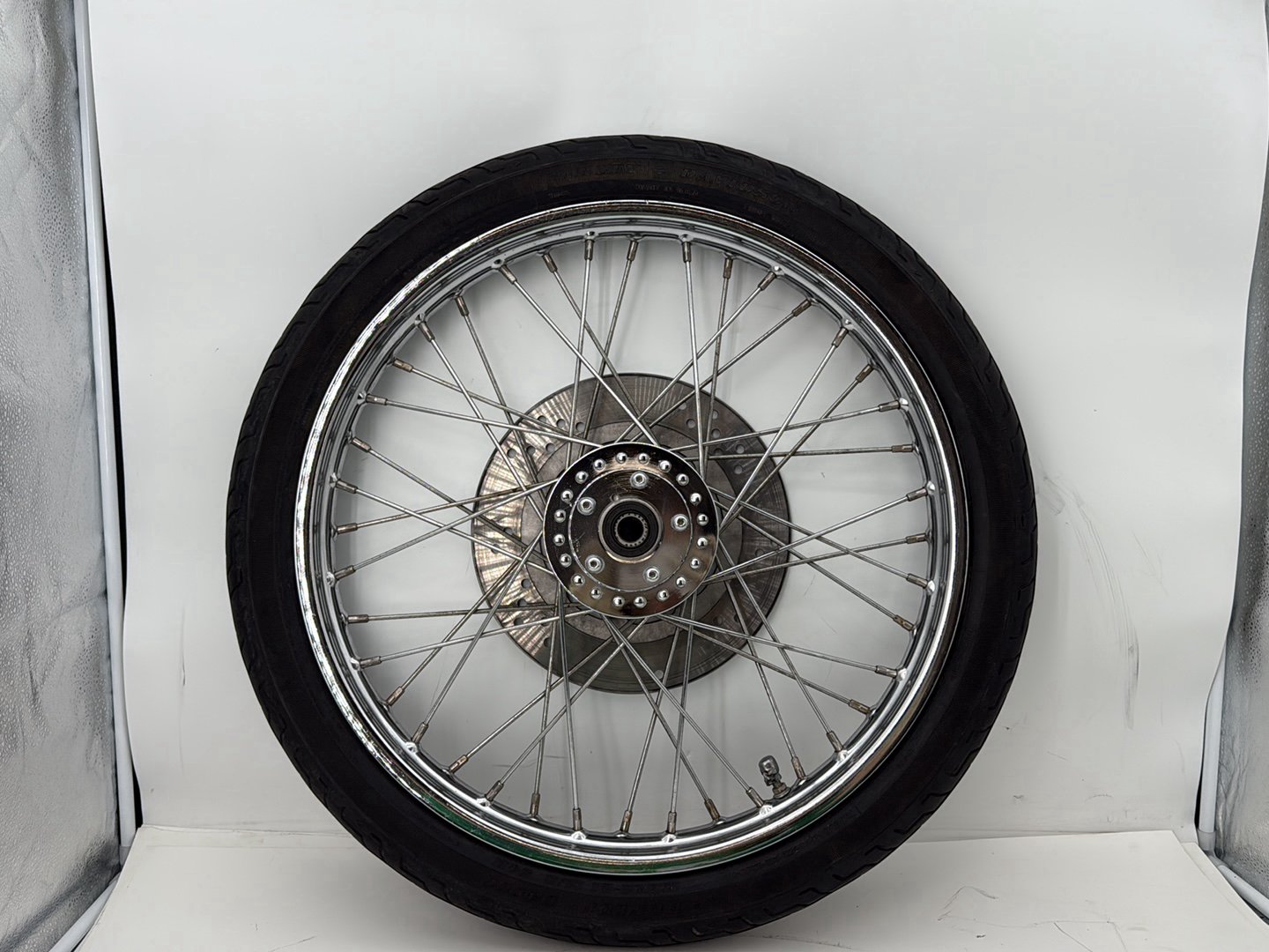 1993 Harley Sportster XLH883H Hugger 883 OEM Front Wheel Rim Tire Spoked