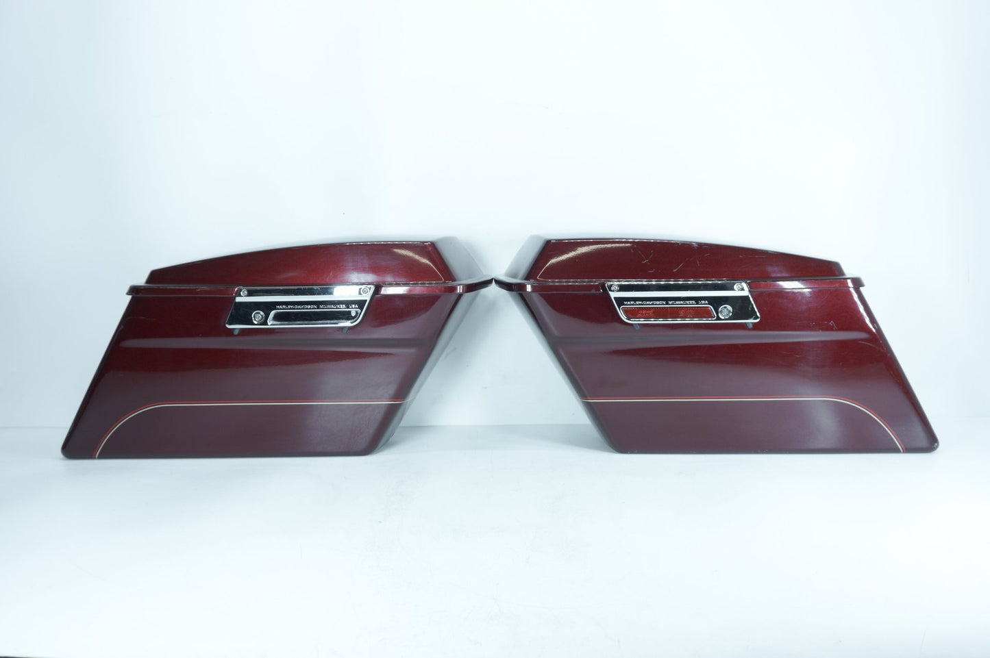 2007 - 2012 Harley-Davidson Touring Electra Glide Classic Left Right Saddlebags Luggage NOKey 90752-93