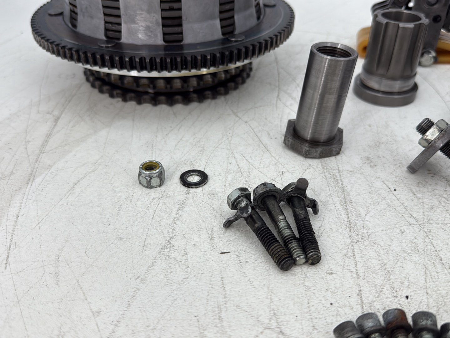 2000 Harley Touring Electra Glide Ultra OEM Clutch Basket Chain Tensioner Kit