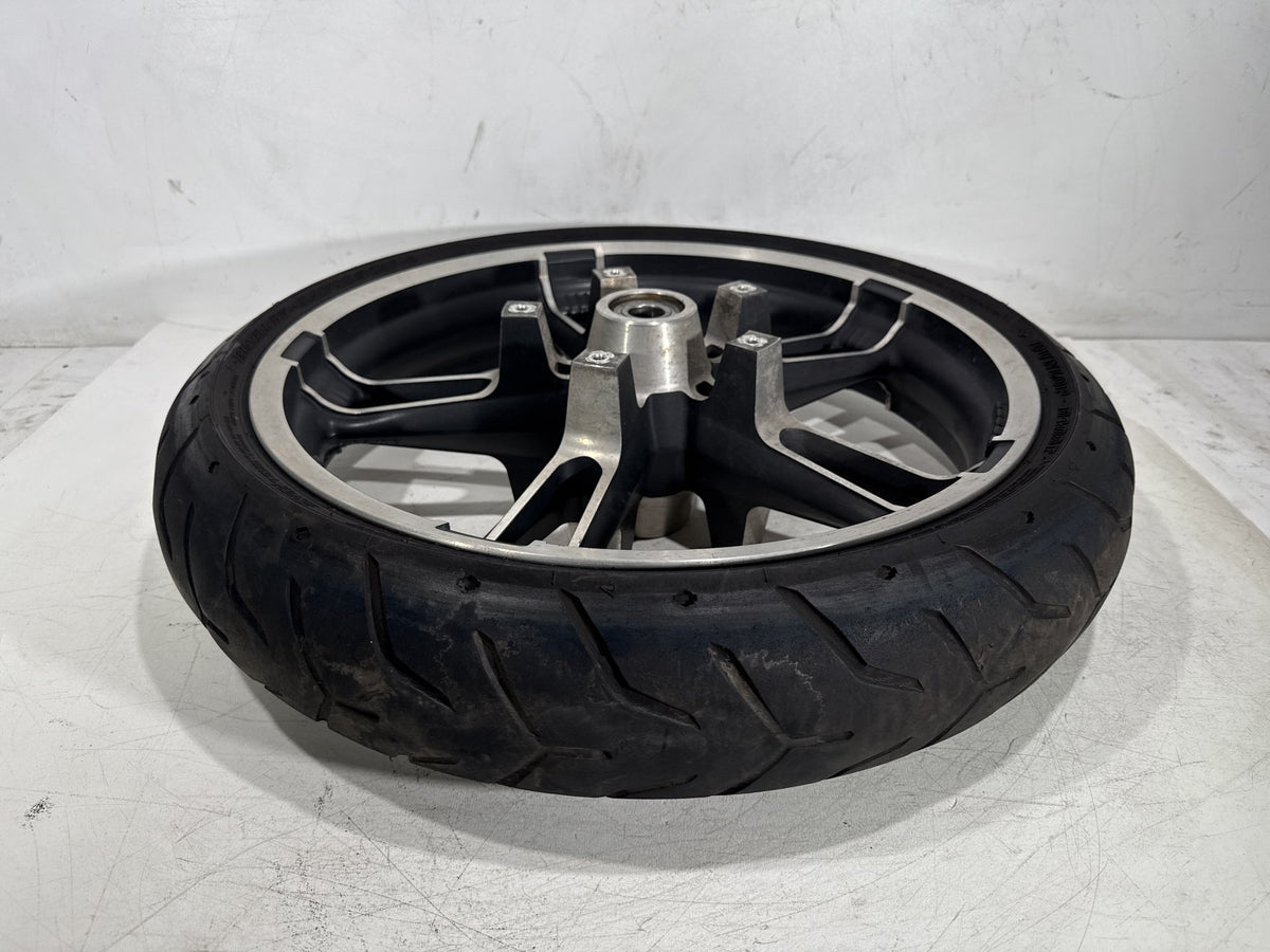 2013 Harley Street Glide Touring FLHX OEM Front Wheel Rim Tire 130/60B19