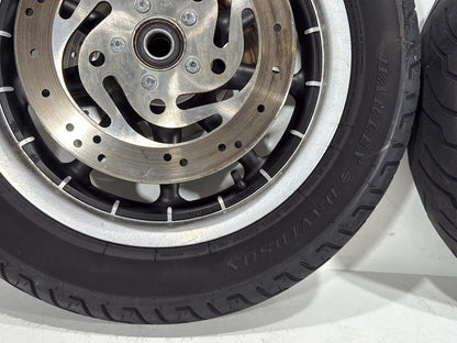 2000 Harley Touring FLHTCUI Electra Glide Ultra Front &amp; Rear Wheel Rim Tire 16"