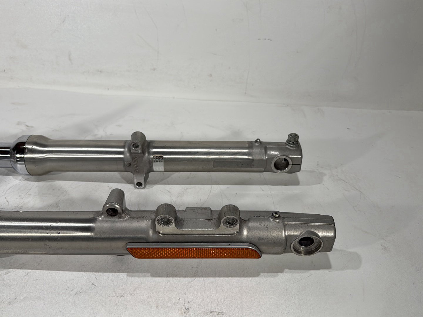 2001 Harley Sportster 883 Hugger XLH883 OEM Front Triple Tree Set & LH RH Fork Legs Sliders