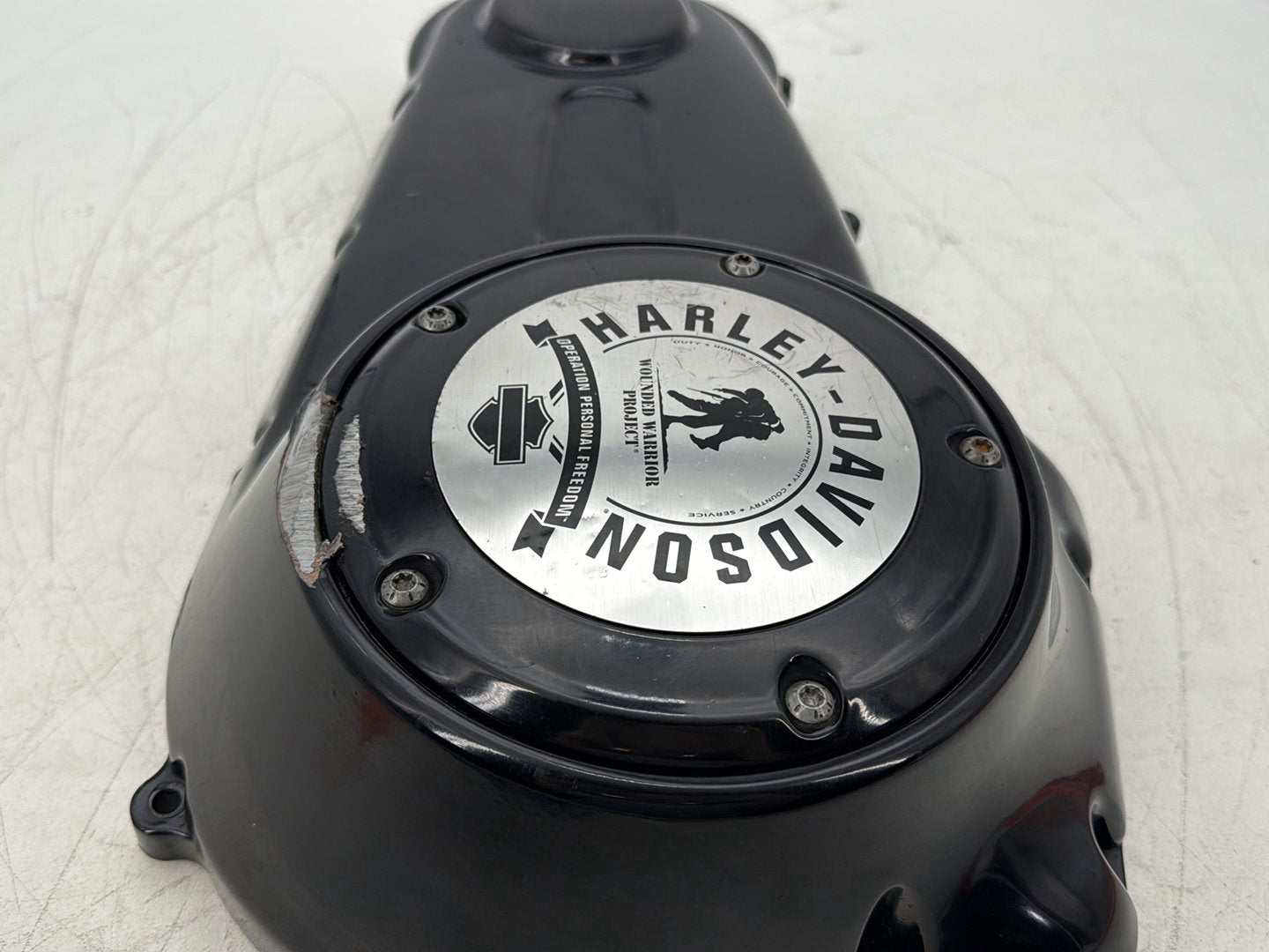 2011 Harley Softail FLSTFB Fat Boy OEM Outer Primary Clutch Cover