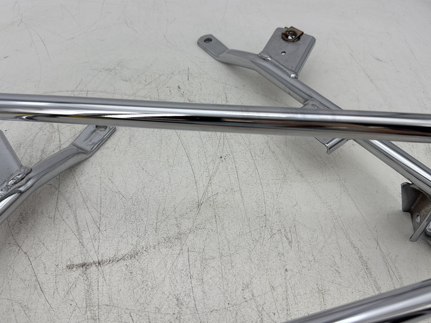 2012 Harley Street Glide Touring FLHX OEM Rear Left Right Saddlebag Guard Rails Bar