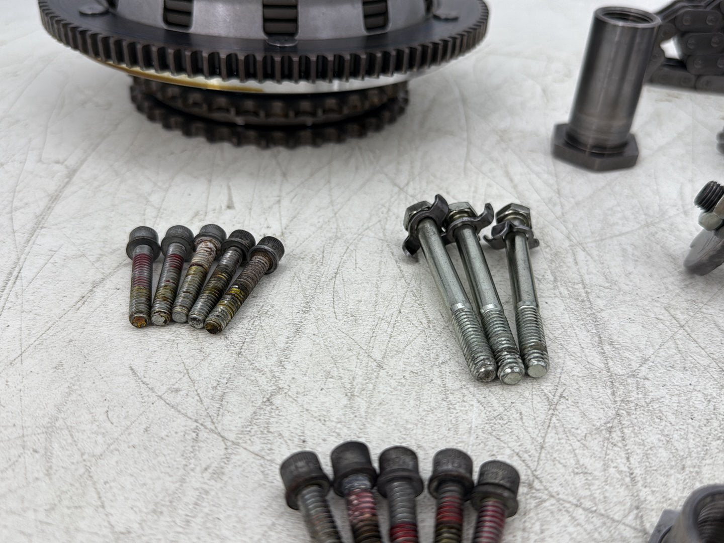 2004 Harley Road King Touring Custom FLHRSI OEM Clutch Basket Chain Tensioner Kit
