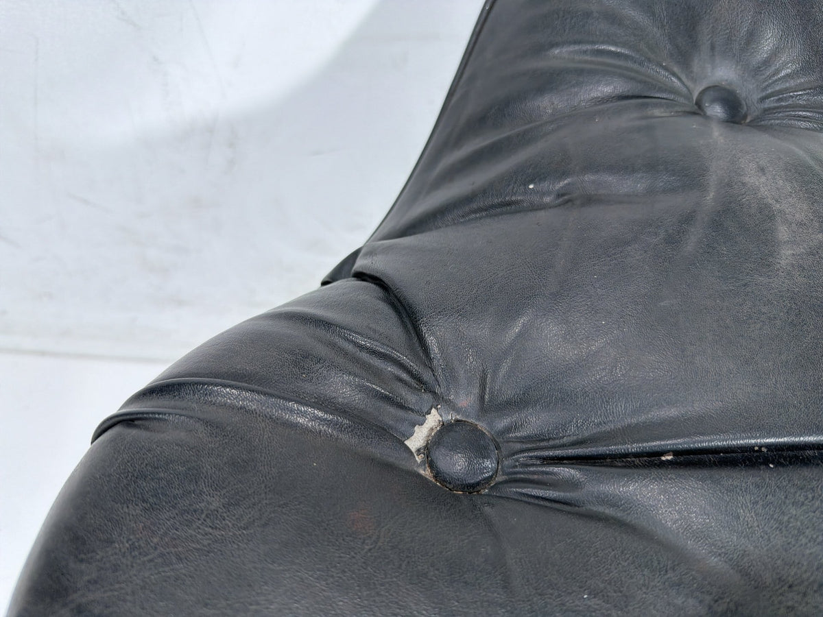 91 Harley Electra Glide Touring Classic Passenger Rider Driver Seat Saddle TORN