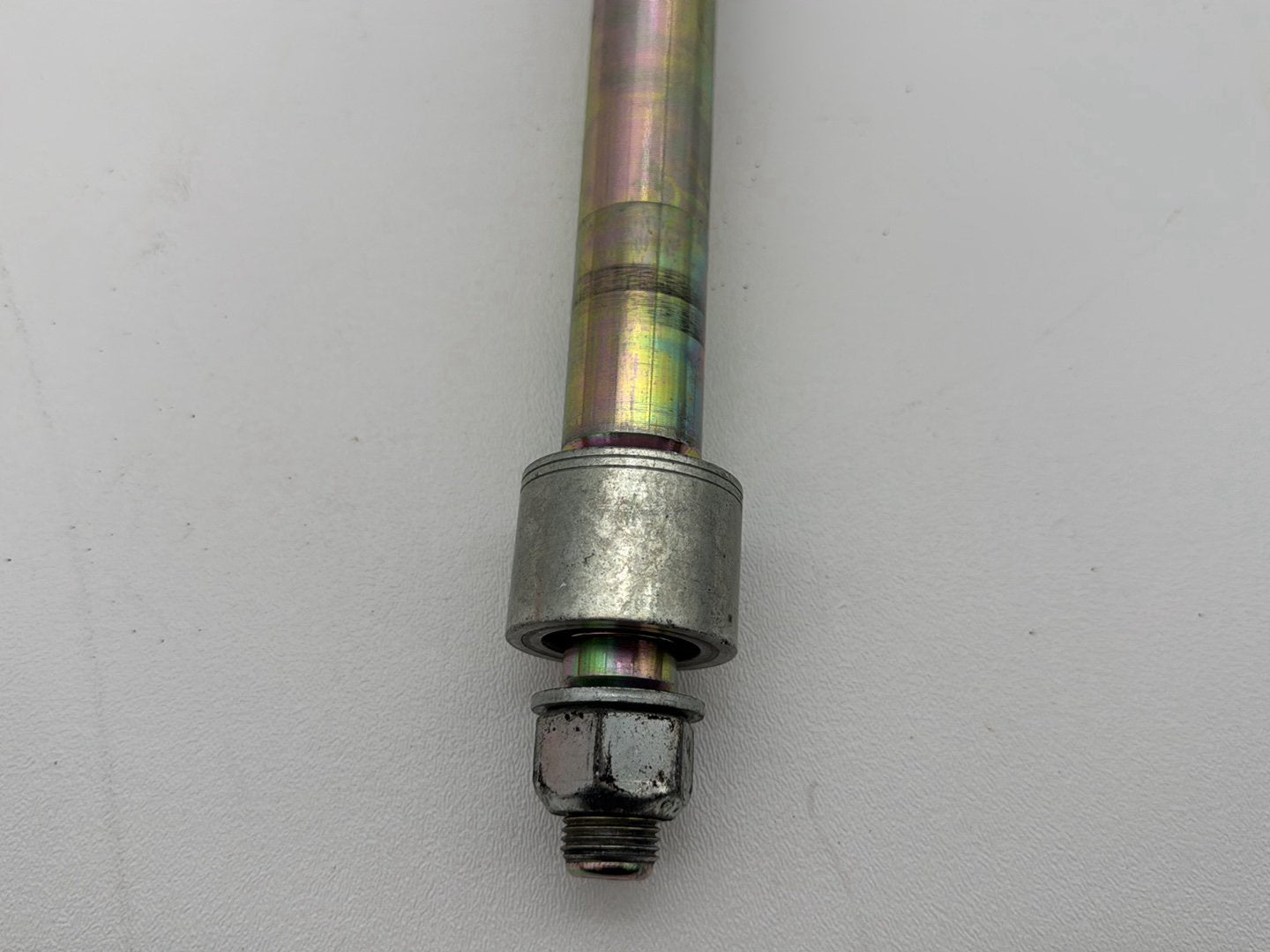 2008 Harley Softail Deluxe FLSTN OEM Front Wheel Axle Bolt Shaft