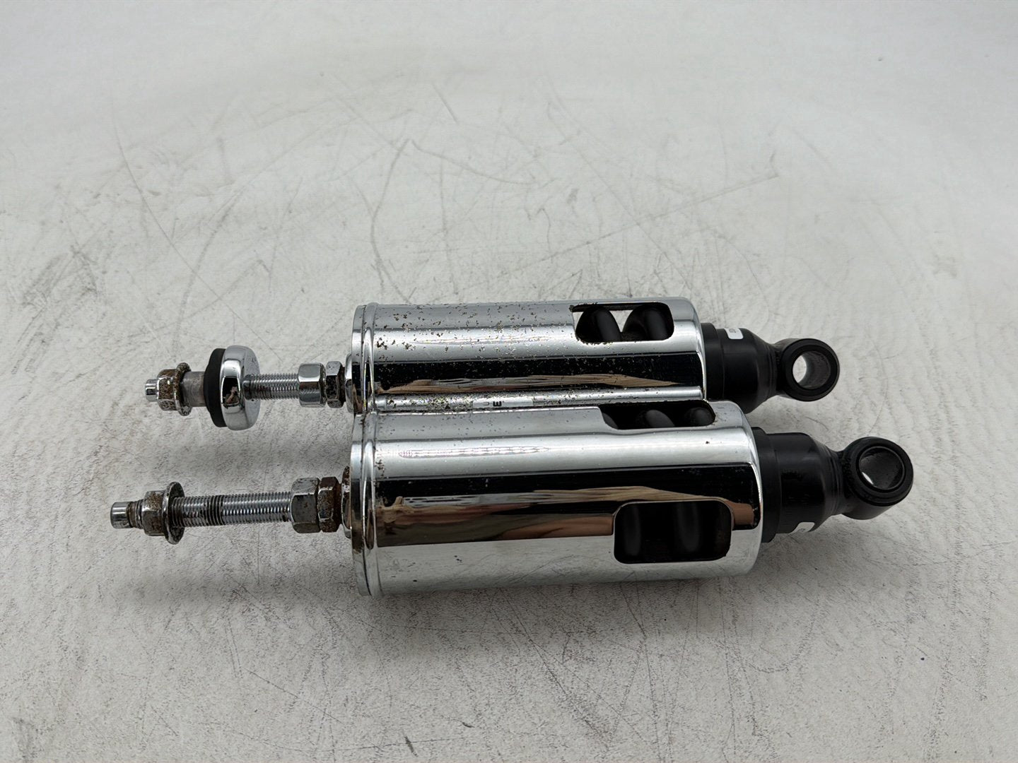 2011 Harley Heritage Softail Classic FLSTC OEM Rear Left Right Shock Absorbers