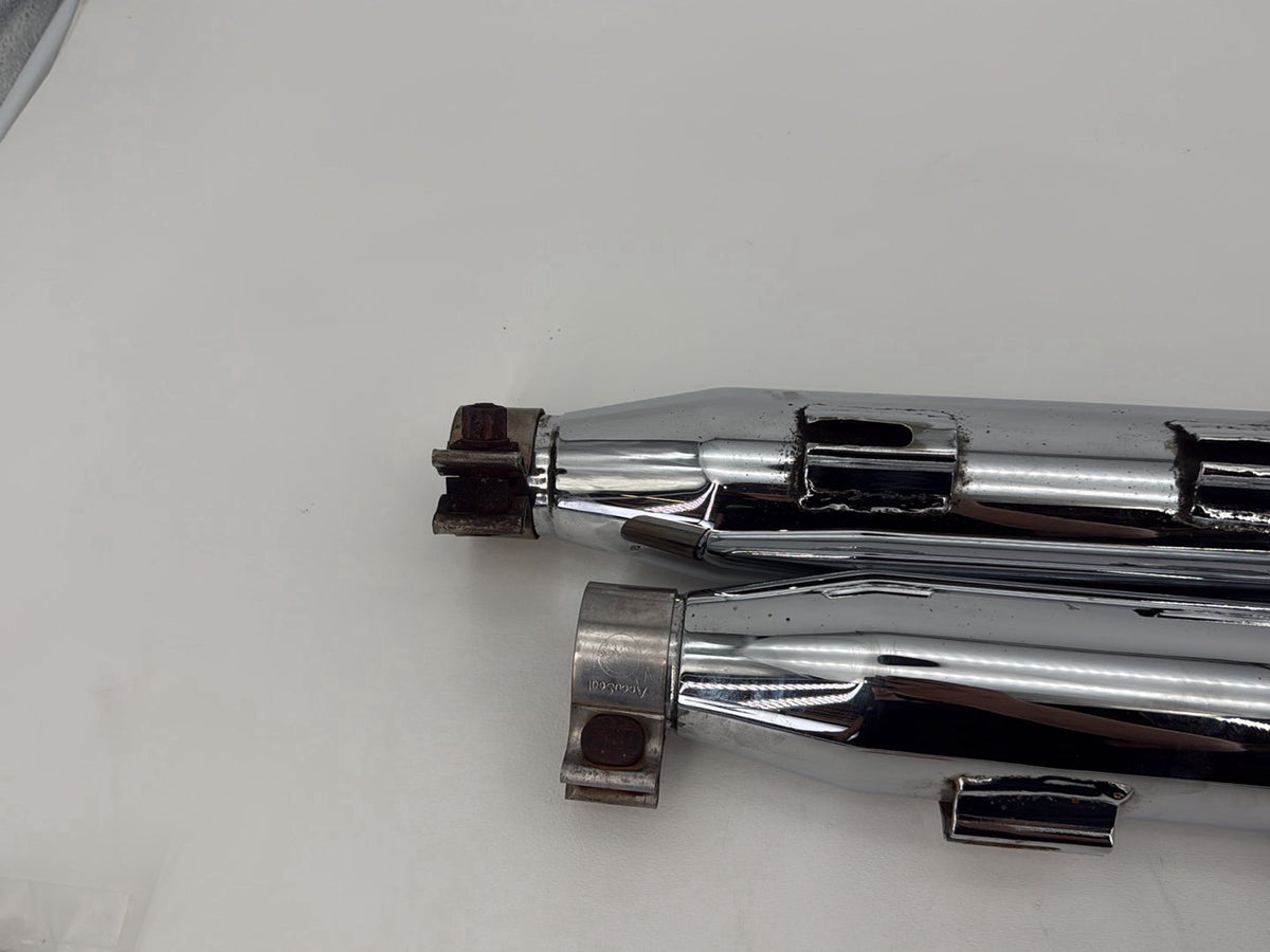 14 Harley Sportster XL883 883 SuperLow Exhaust Muffler Silencer Slip On RINEHART