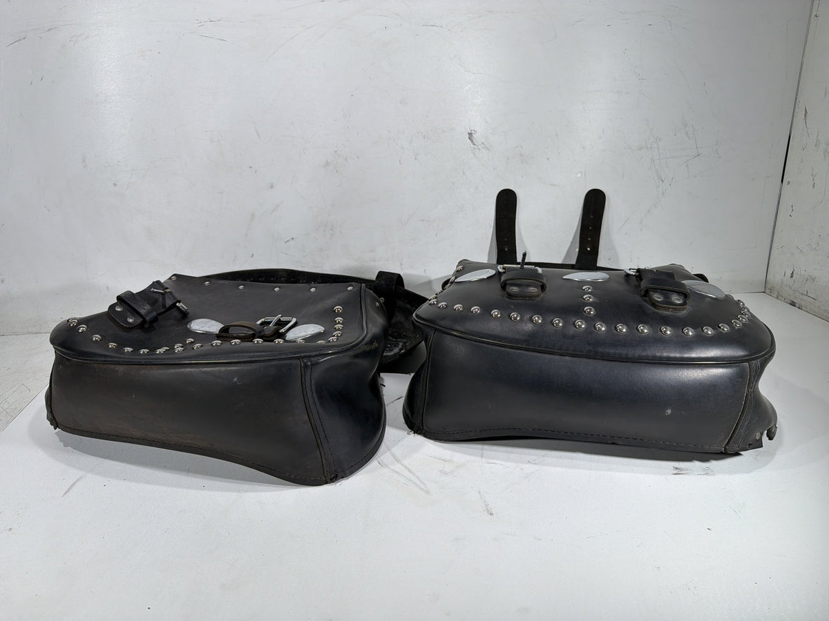1997 Harley Heritage Softail Classic Rear Left Right Saddlebags Luggage Leather