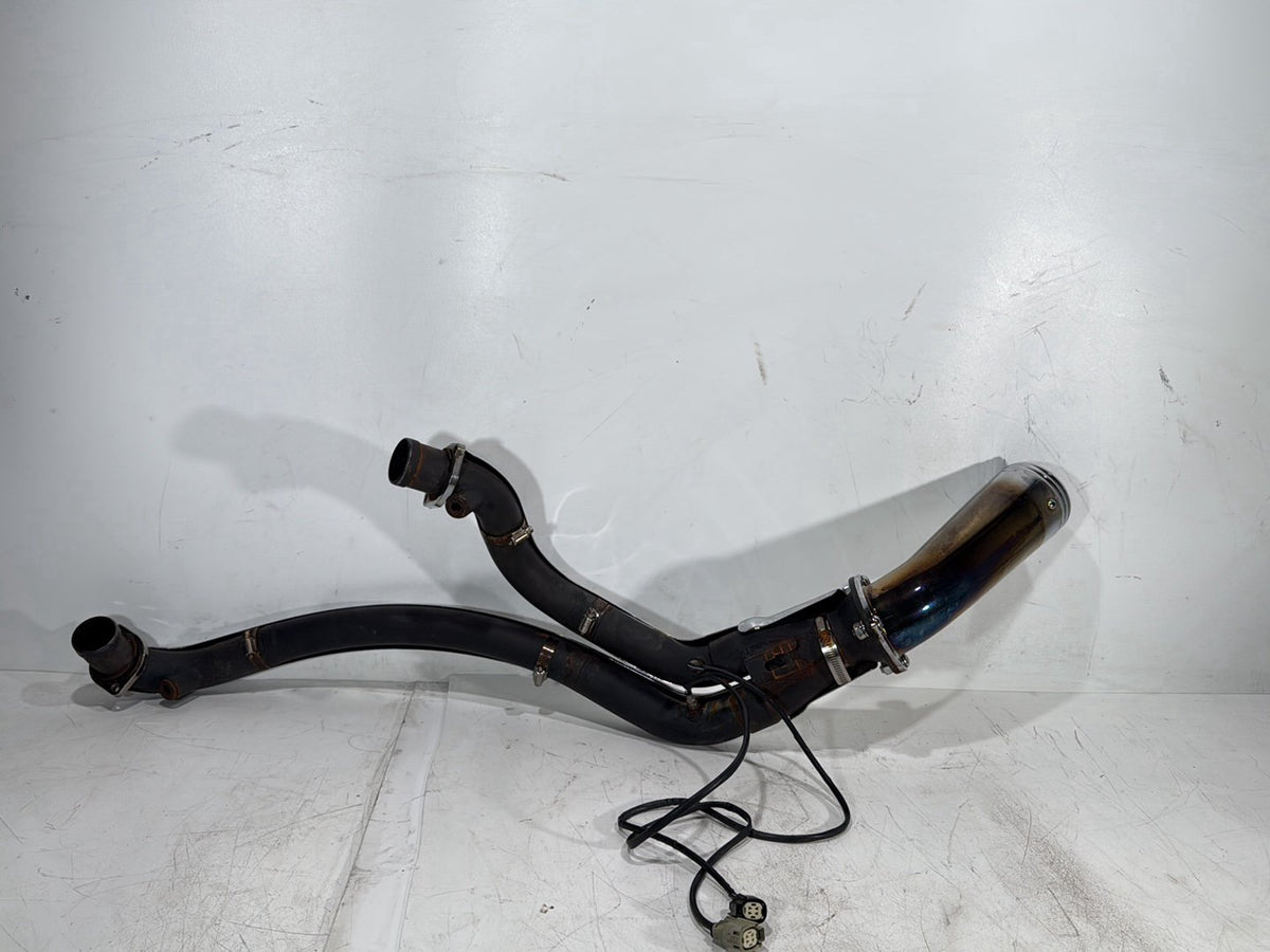 2016 Harley Road King Touring Custom Exhaust System Header Pipe 2-into-1 Up
