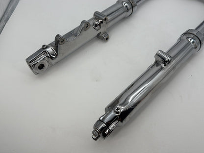 1999 - 2006 Harley-Davidson Dyna Wide Glide Front Triple Tree Set & LH RH Fork Legs Sliders 45679-92 , 45874-91