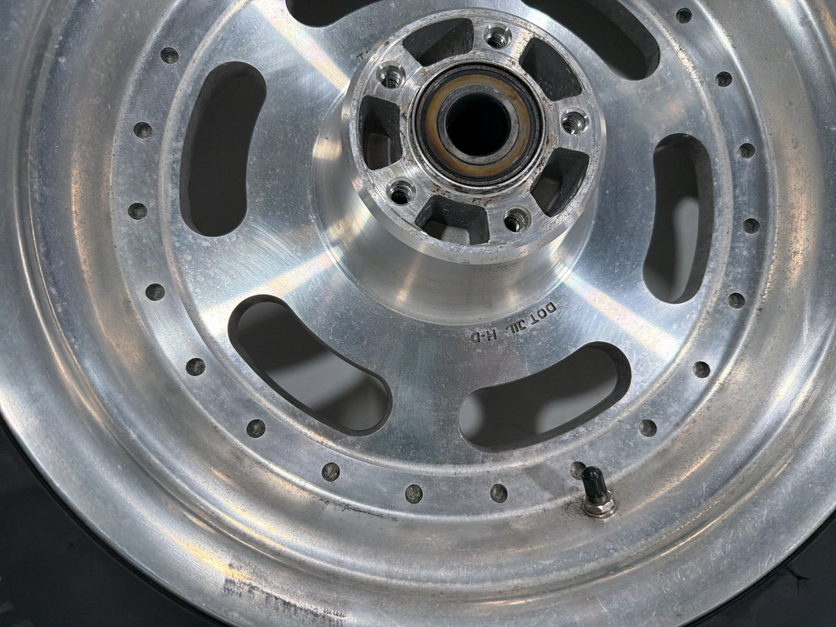 2012 Harley Dyna Fat Bob OEM Front Rear Wheel Rim Tire 130/90B16, 180/70B16 16"