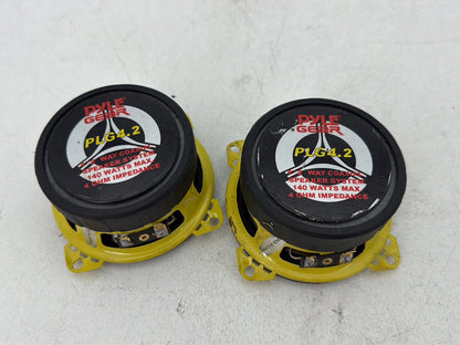 1984 - 1998 Harley-Davidson Touring Electra Glide Classic Left Right Sound Audio Speakers Pyle PLG4.2