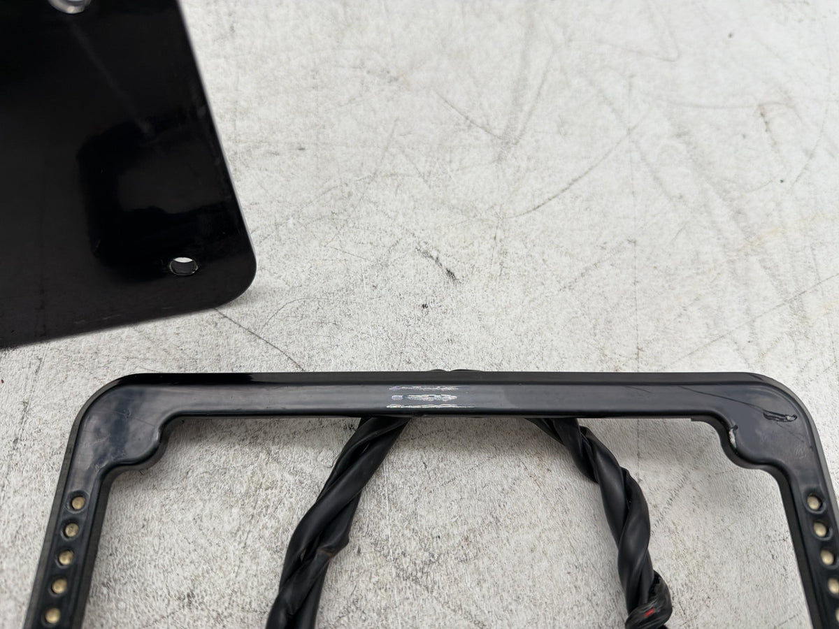 2012 Harley Dyna Fat Bob FXDF 103 OEM License Plate Bracket Stay Holder