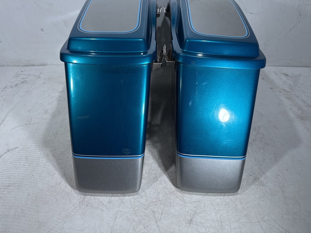 1995 Harley Electra Glide Touring FLHT OEM Left Right Saddlebags Luggage NOKey
