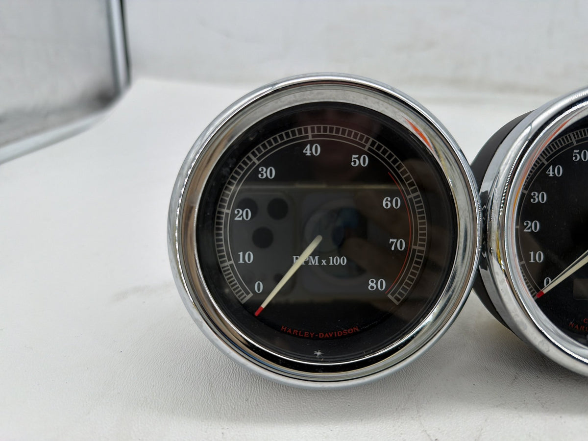 2002 Harley Electra Glide Touring OEM Air Oil Volt Fuel Tacho Speedo Gauges 96K