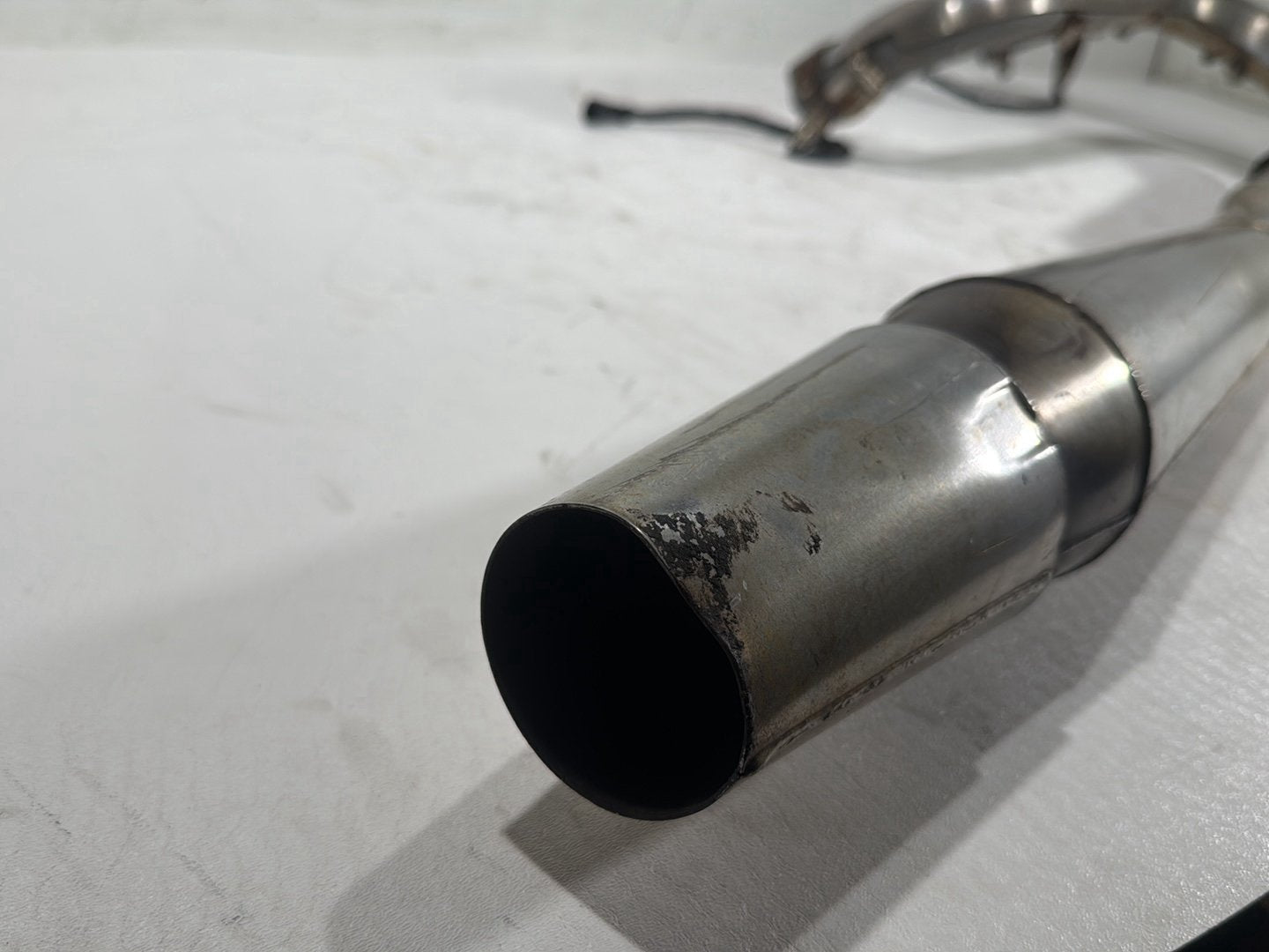2009 Harley Dyna Street Bob Exhaust System Header Pipe Thunderheader 2 into 1