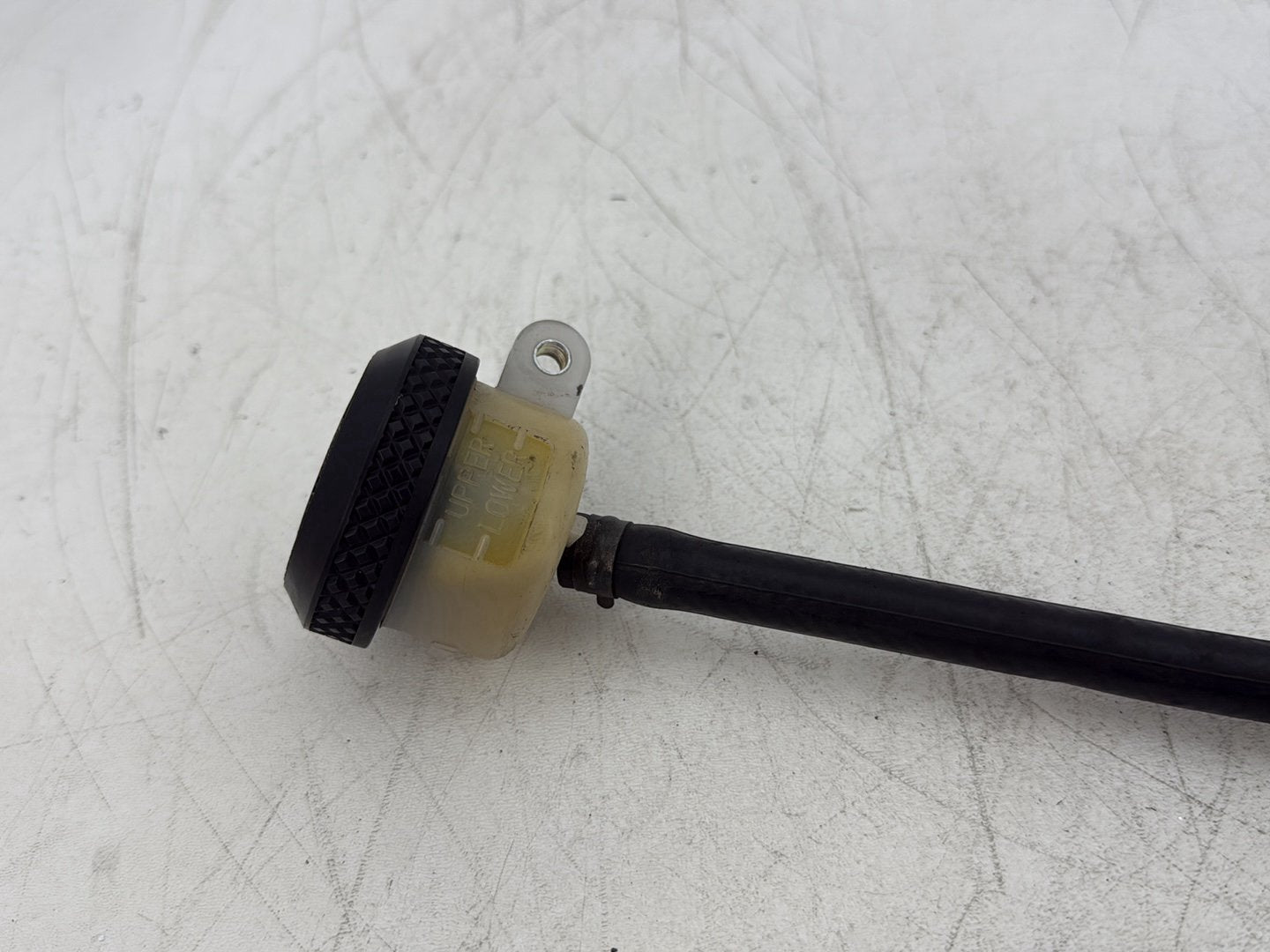 2013 Harley Forty-Eight Sportster 1200X OEM Rear Brake Master Cylinder Bottle Brake Line