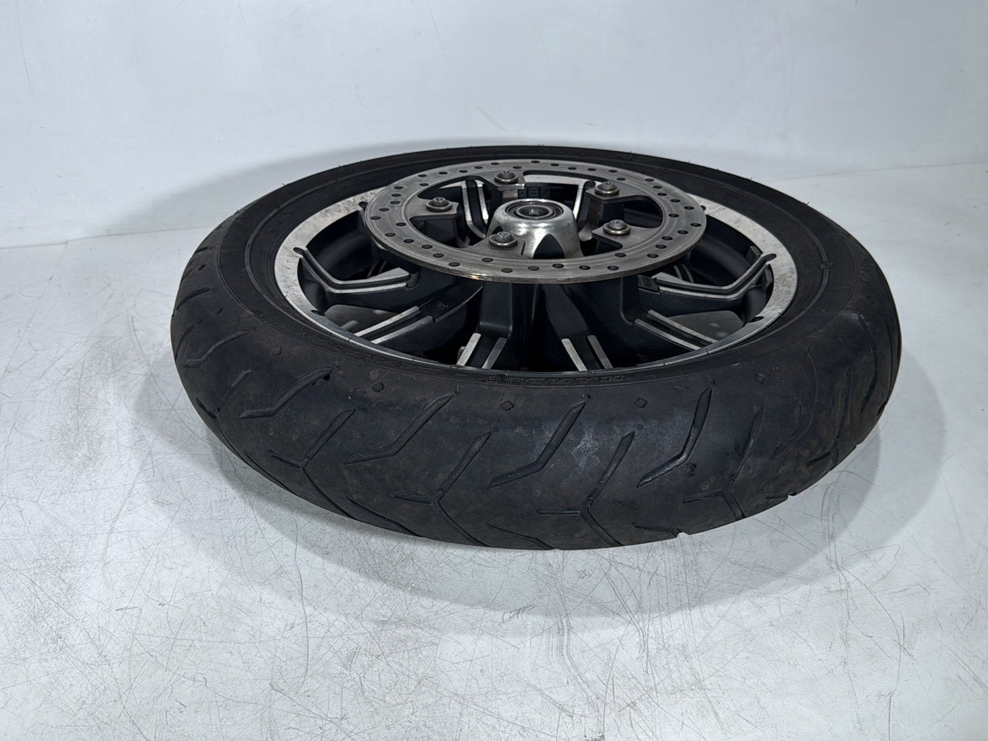 2015 Harley Touring FLHXS Street Glide OEM Front Wheel Rim Tire