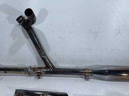 03 Harley Road King Touring FLHRCI Classic Exhaust Header Pipes Muffler RINEHART