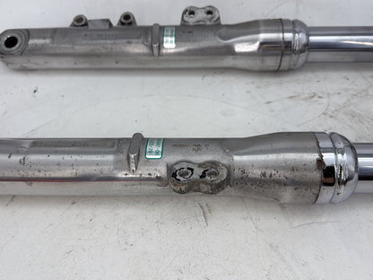 2006 Harley Dyna Super Glide Custom FXDCI OEM Front Triple Tree Set & LH RH Fork Legs Sliders