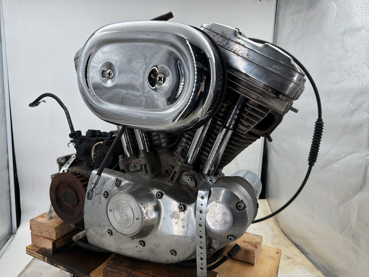 1991 Harley Sportster 883 Deluxe XLH883 CARB 883 Engine Motor Transmission 2K