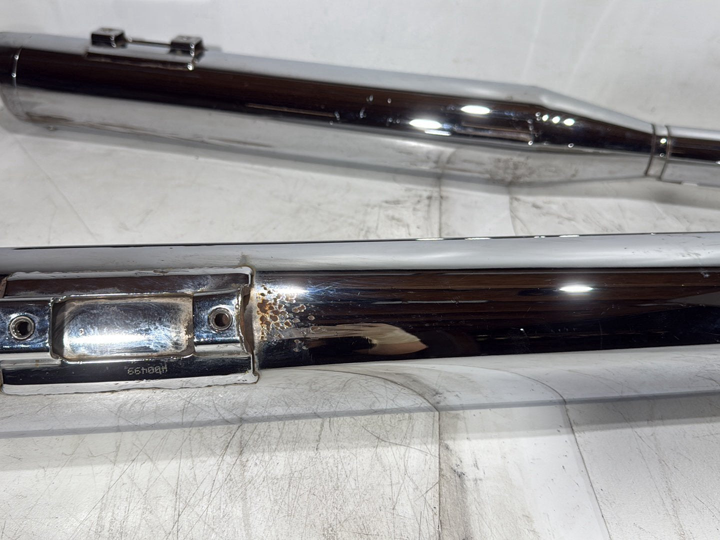 2007 Harley Street Glide Touring FLHX OEM Exhaust Header Pipes Muffler
