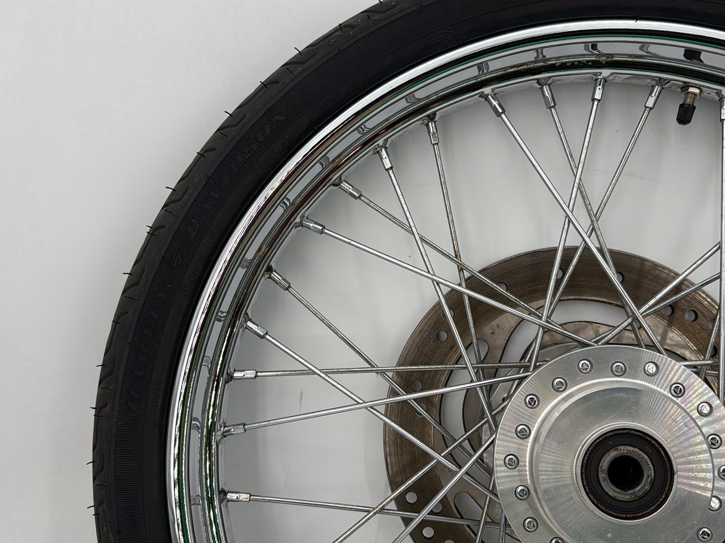 2006 Harley Sportster XL883C 883 Custom OEM Front Wheel Rim Tire Spoked