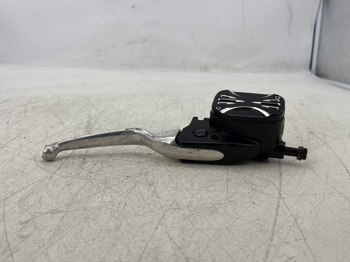 15 Harley Road Glide Touring OEM Front Brake Lever Master Cylinder Reservoir CNC