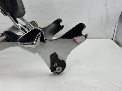 2008 Harley Road King Touring FLHR OEM Rear Sissy Bar w/ Backrest Cushion Pad