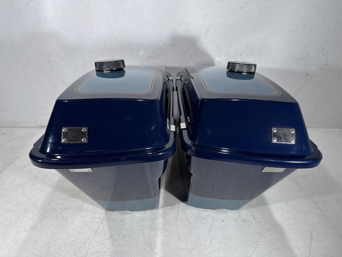 2011 Harley Electra Glide Touring Police OEM Left Right Saddlebags Luggage NOKey