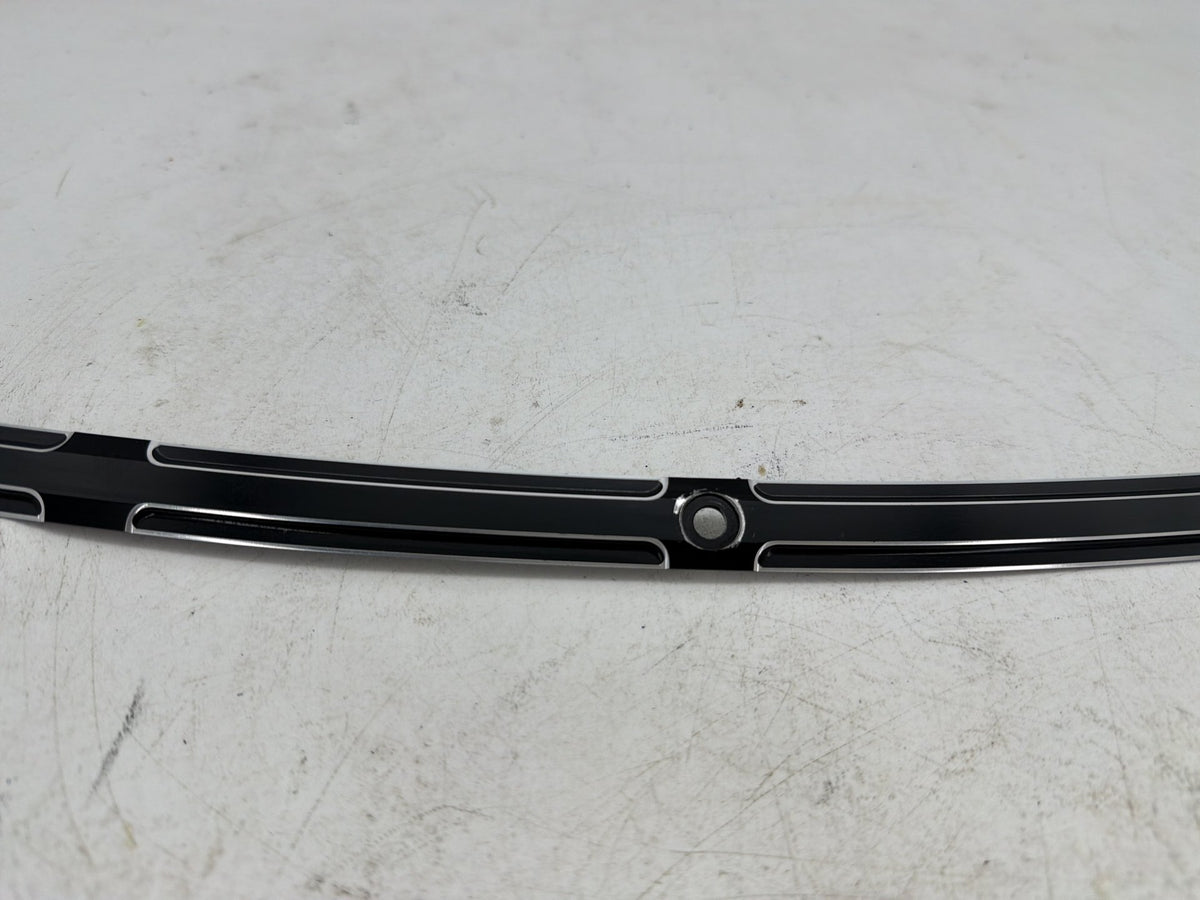 2010 Harley Street Glide Touring FLHX OEM Front Windshield Mount Trim Strip