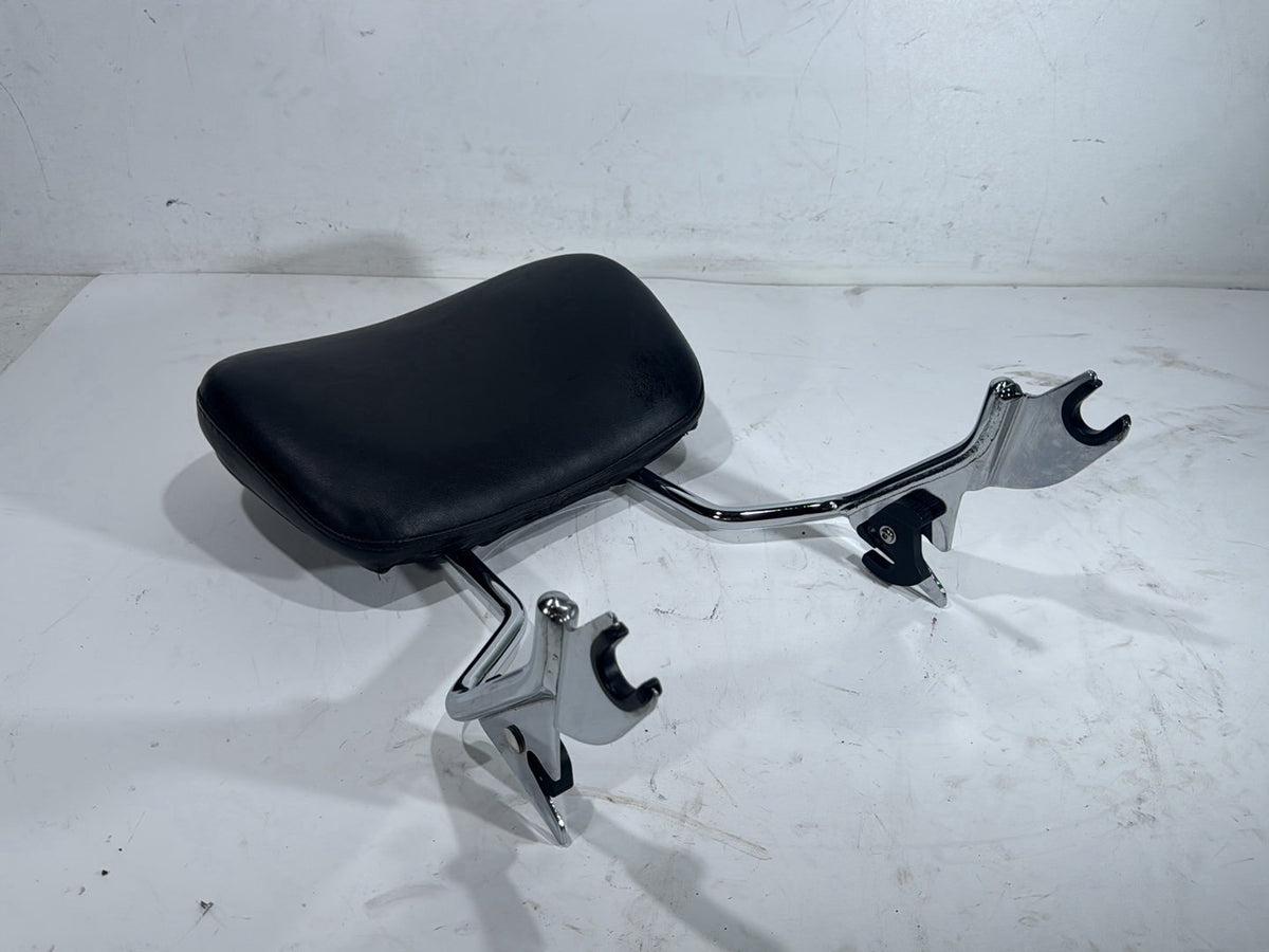 2014 Harley Street Glide Touring FLHXS OEM Rear Sissy Bar w/ Backrest Cushion Pad
