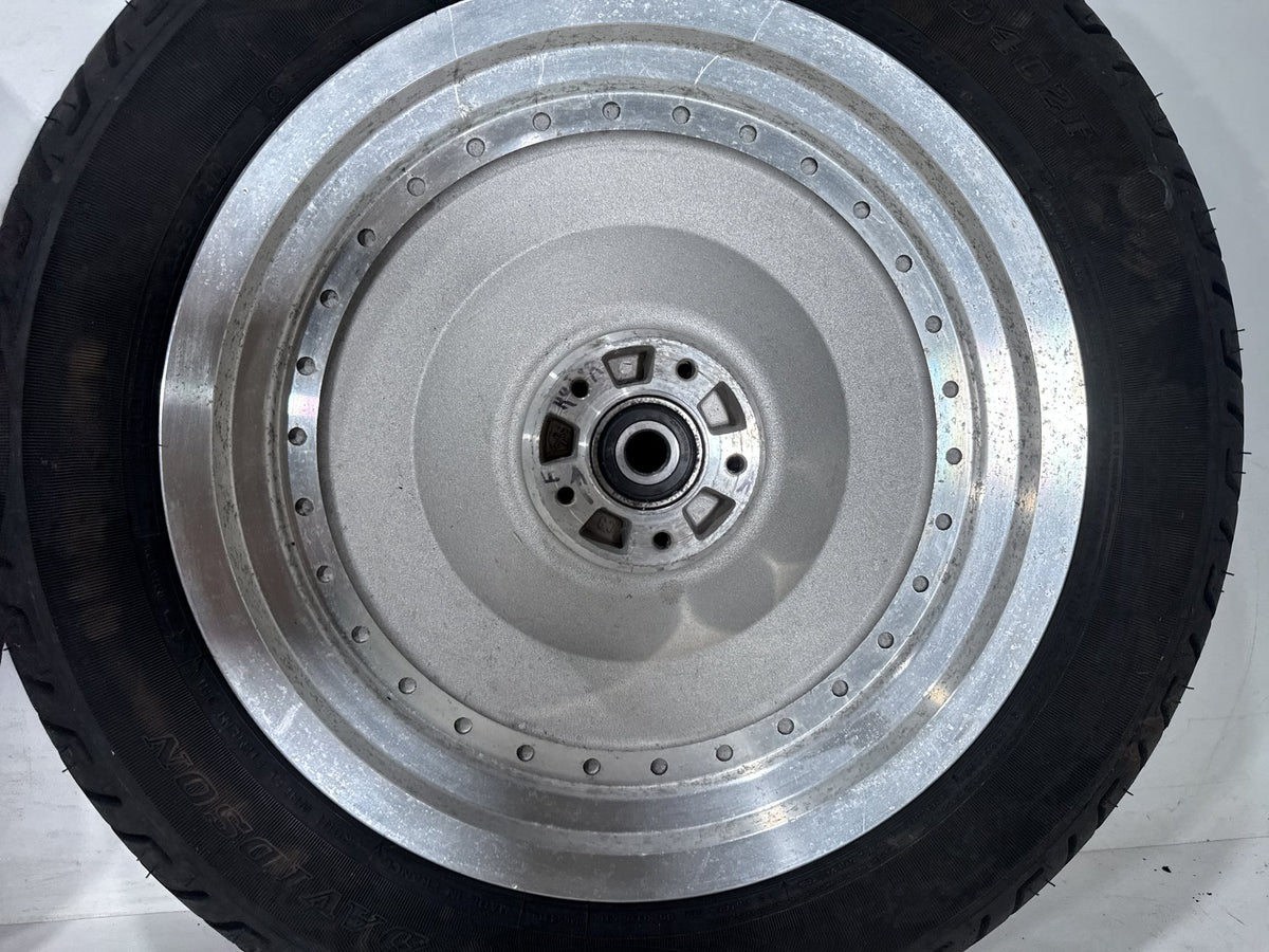 2002 Harley Heritage Softail Classic FLSTC OEM Front & Rear Wheel Rim Tire 16"