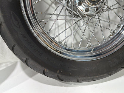 2011 Harley Heritage Softail Classic FLSTC Front Rear Wheel Rim Tire Spoked 16"