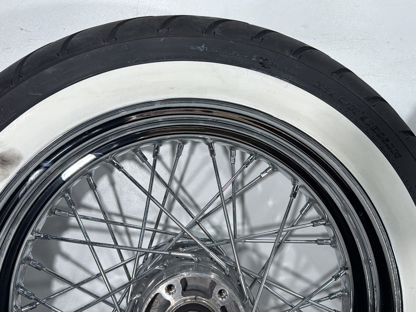 2008 Harley Softail Deluxe FLSTN OEM Front Rear Wheel Rim Tire Spoked