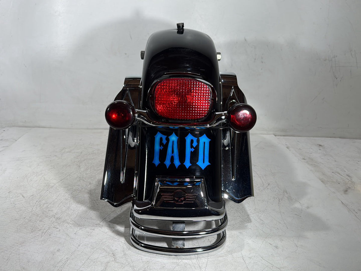 2005 Harley Road King Touring Police OEM Rear Wheel Fender & Turn Signals Bar